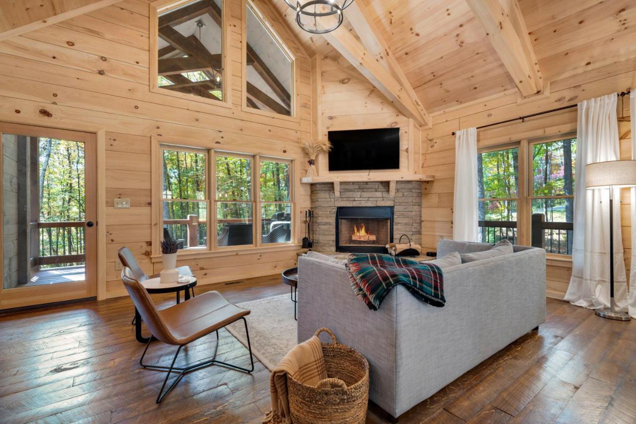 Villa Haley Glen Cherry Log Exterior foto